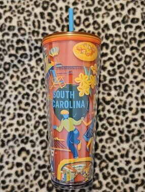 2024 Starbucks Discovery Series South Carolina Travel Tumbler, EUC, 24 fl. oz.